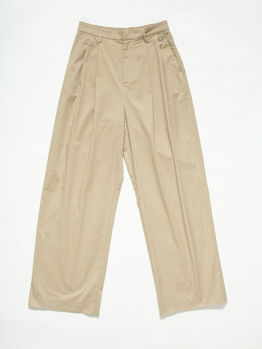 WIDE CHINO PANT - BEIGE - Archive | Pence 1979