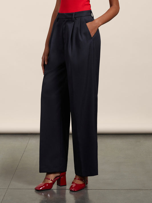 WIDE FIT PANT - BLUE - Archive | Pence 1979