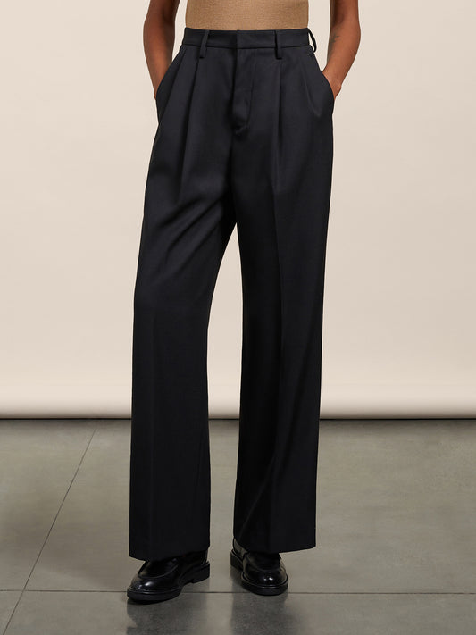 WIDE FIT PANT - BLACK - Archive | Pence 1979