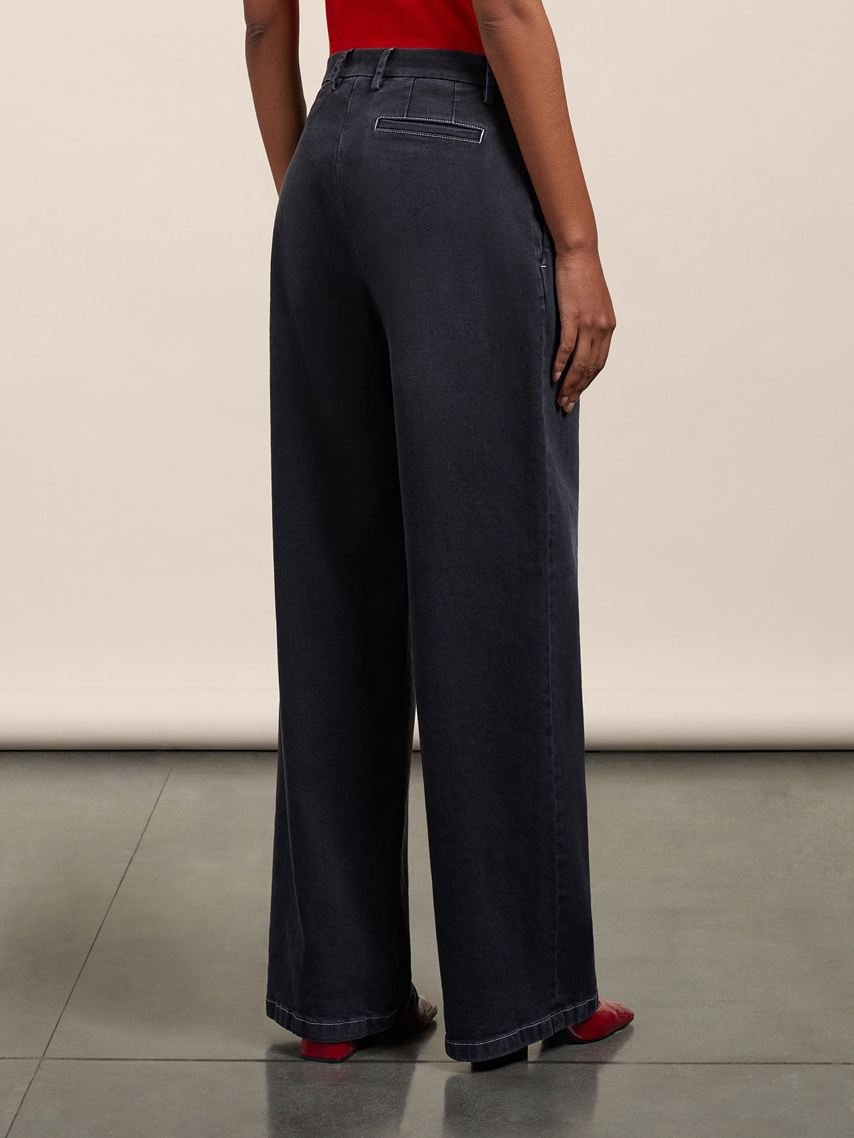 BLACK DENIM PANT