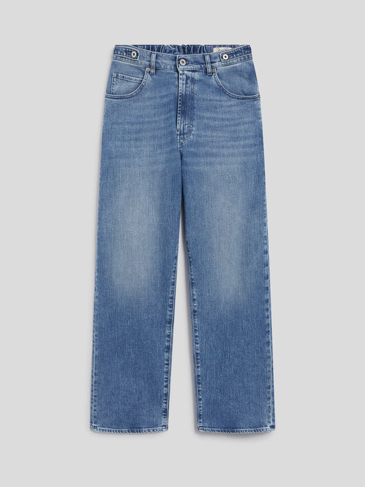 DENIM WITH ELASTIC WAISTBAND - LIGHT BLUE - GIULIA30 | Pence 1979