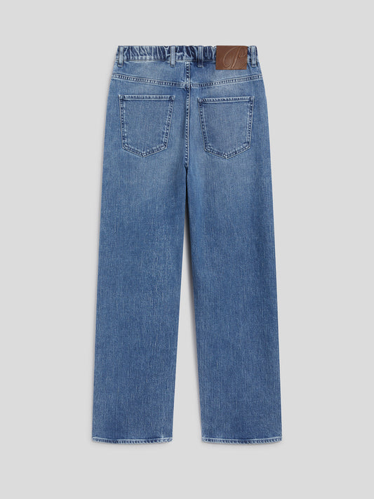 DENIM WITH ELASTIC WAISTBAND - LIGHT BLUE - GIULIA30 | Pence 1979