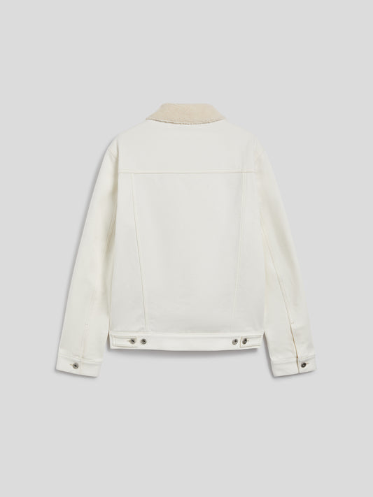 JACKET WITH TEDDY NECK - WHITE - Archive | Pence 1979
