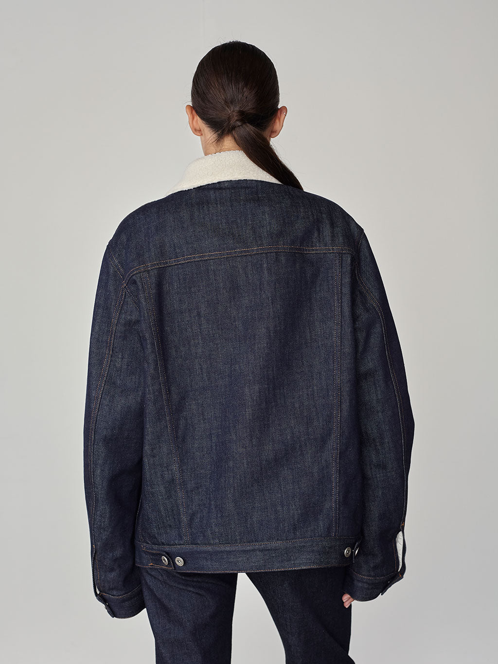 JACKET WITH TEDDY NECK