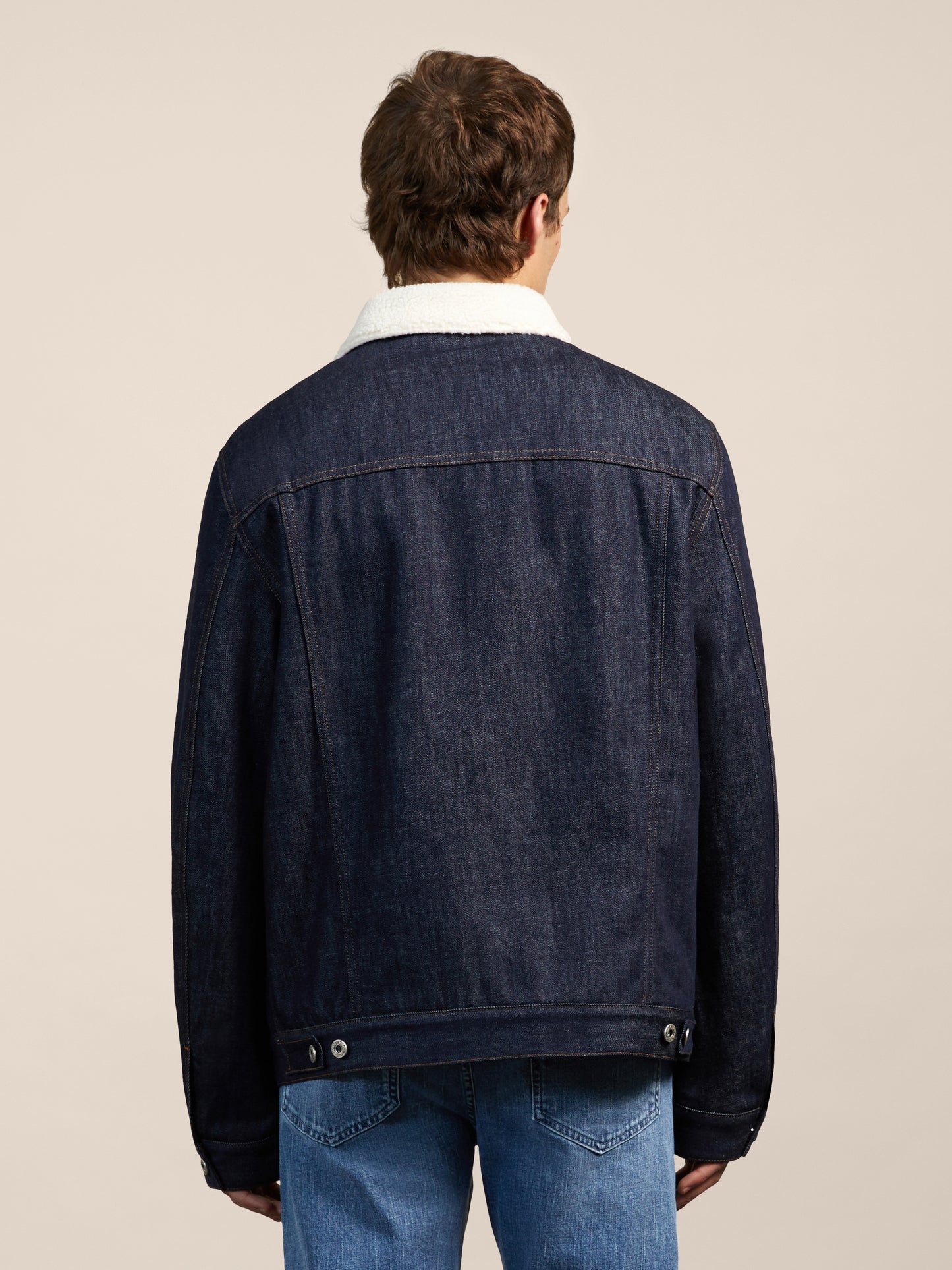 JACKET WITH TEDDY NECK