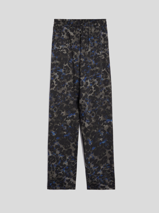 GREY AND BLUE LEO PRINT JOGGER PANT - GREY AND BLUE LEO - GIULIA30 | Pence 1979