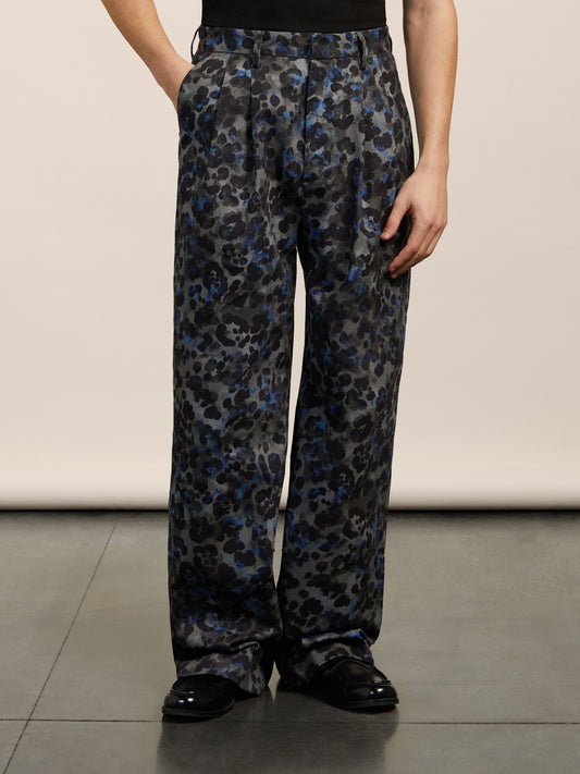 LEO PRINT PANT - GREY LEO - Archive | Pence 1979
