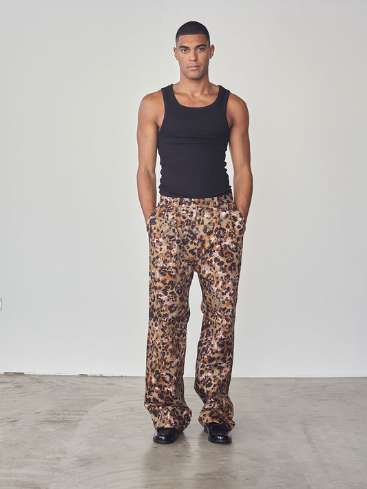 LEO PRINT PANT - PINK LEO - Archive | Pence 1979