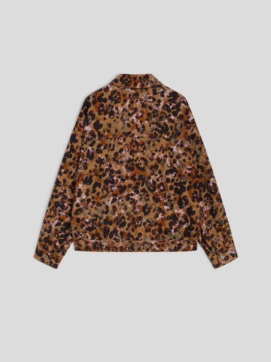 LEO PRINT JACKET - LIGHT PINK - Archive | Pence 1979