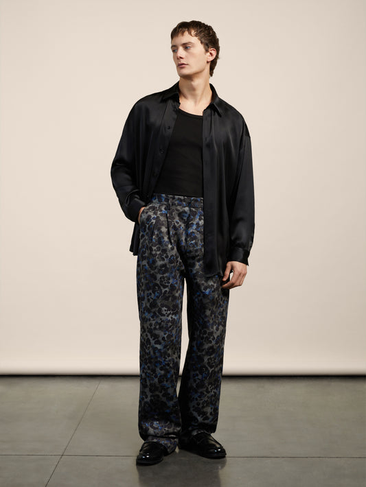 SILK SHIRT - NERO - GIULIA30 | Pence 1979
