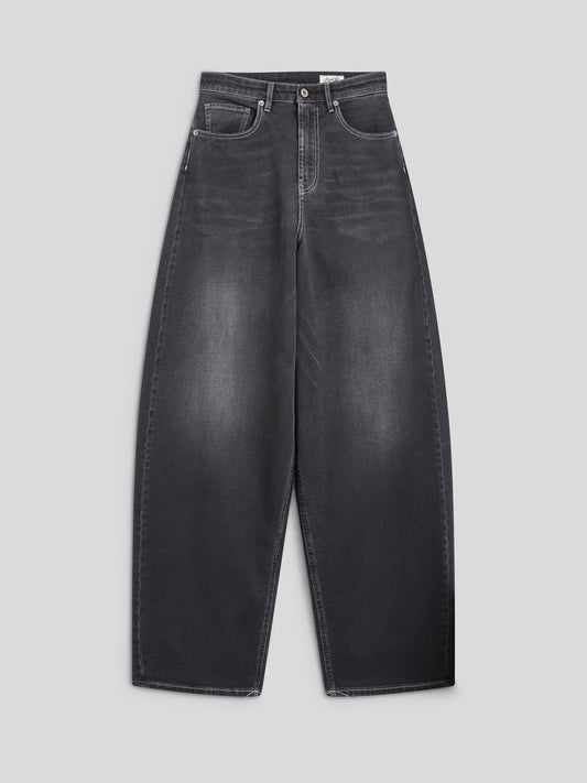 CURVILINEAR DENIM - BLACK - GIULIA30 | Pence 1979