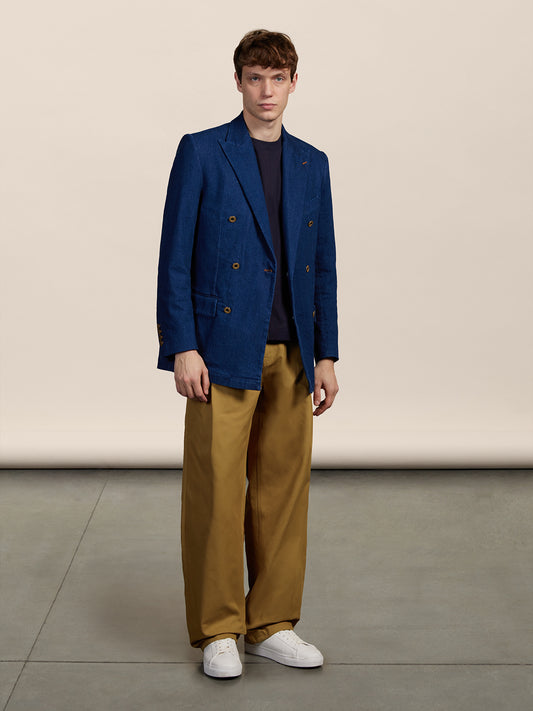 DOUBLE BREASTED BLAZER - BLUE NAVY - GIULIA30 | Pence 1979