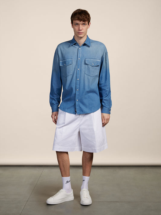 BERMUDA - OFF WHITE - Men′s Bottomwear | Pence 1979
