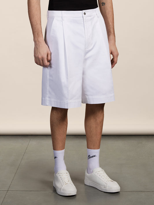 BERMUDA - OFF WHITE - Men′s Bottomwear | Pence 1979