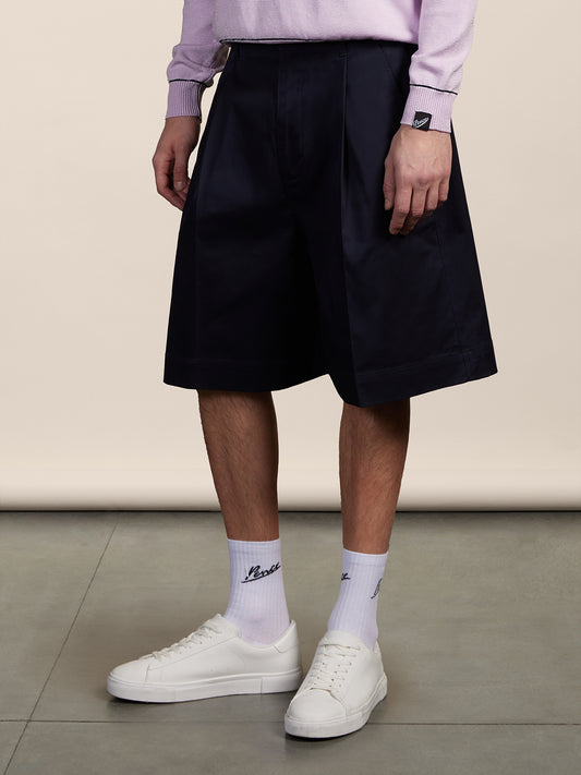 BERMUDA - BLUE NAVY - Men′s Bottomwear | Pence 1979