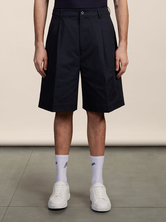 BERMUDA - BLUE NAVY - Men′s Bottomwear | Pence 1979
