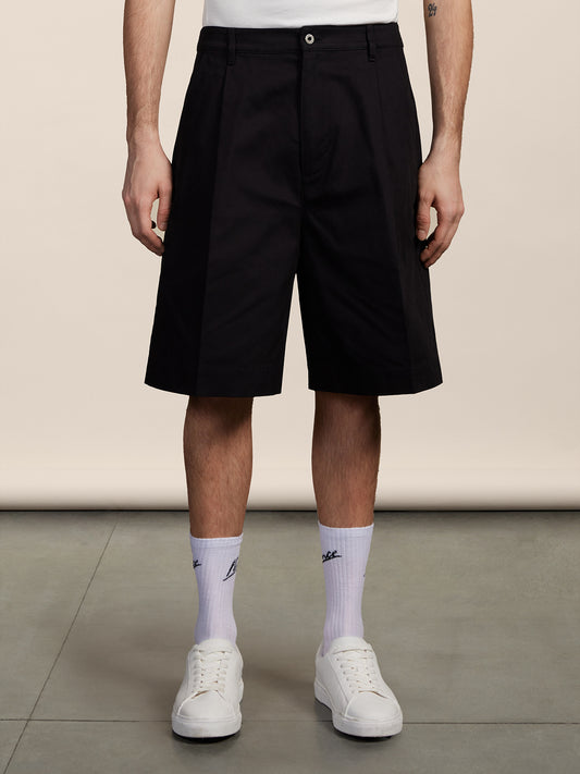 BERMUDA - BLACK - Men′s Bottomwear | Pence 1979