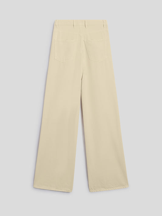 5 POCKETS PANT - OFF WHITE - Check Active | Pence 1979
