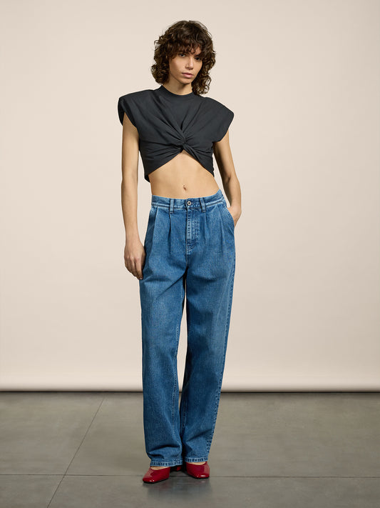 CROP TOP - GRAPHITE - GIULIA30 | Pence 1979