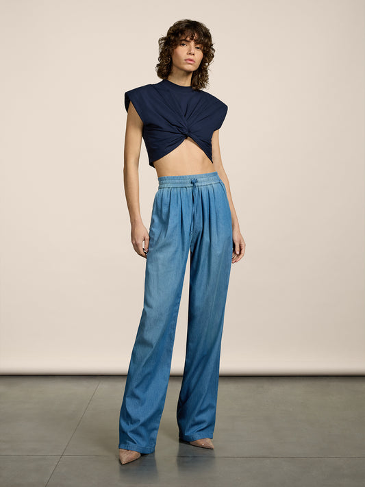 CROP TOP - BLUE NAVY - GIULIA30 | Pence 1979