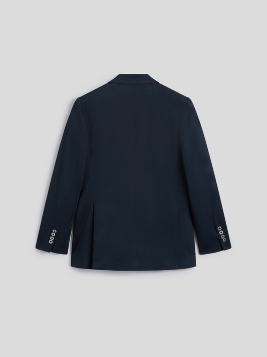 DOUBLE BREASTED BLAZER - BLUE NAVY - Check Active | Pence 1979