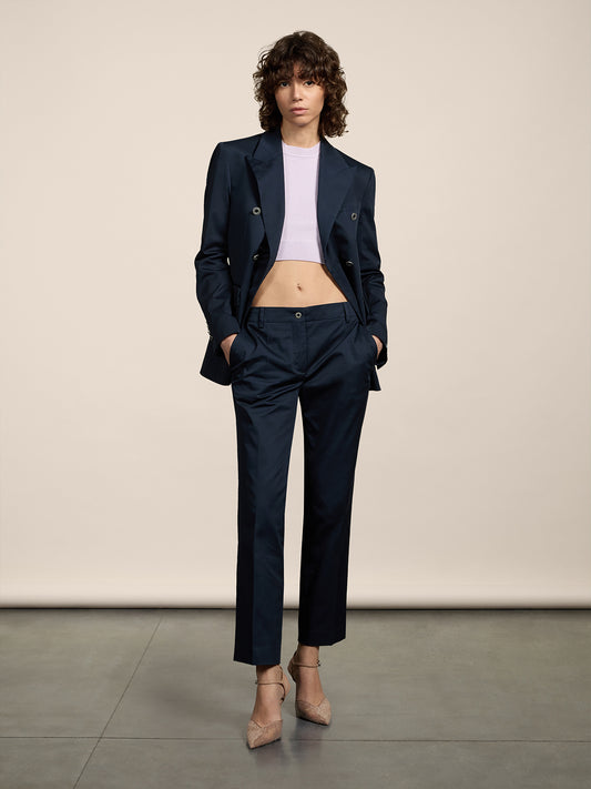CHINO PANT - BLUE NAVY - GIULIA30 | Pence 1979