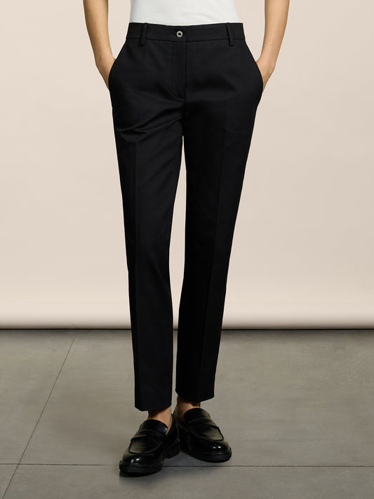 CHINO PANT - BLACK - GIULIA30 | Pence 1979