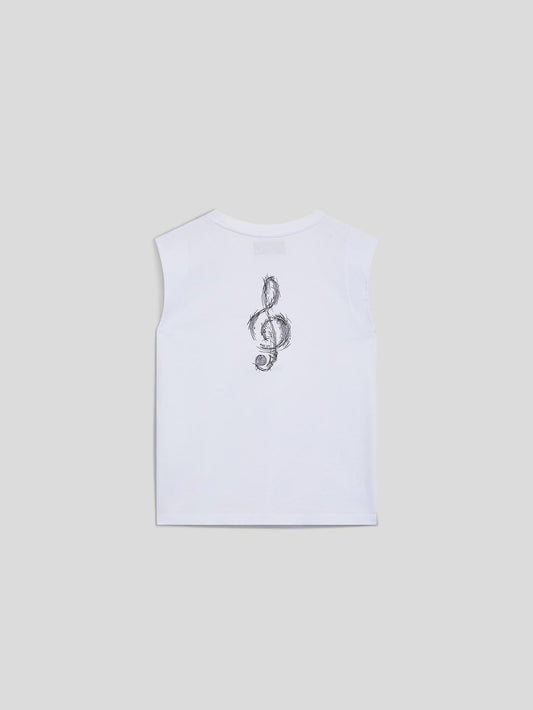 T-SHIRT WITH EMBROIDERY - WHITE - Archive | Pence 1979