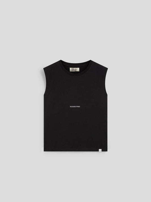 T-SHIRT WITH EMBROIDERY - BLACK - Archive | Pence 1979