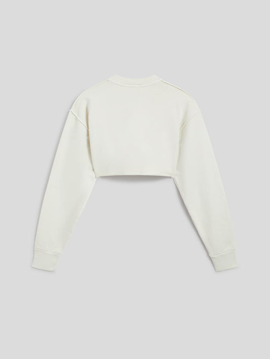 CROPPED SWEATSHIRT - MILK - Archive | Pence 1979