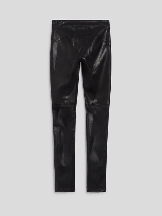 LEATHER PANT - BLACK - GIULIA30 | Pence 1979