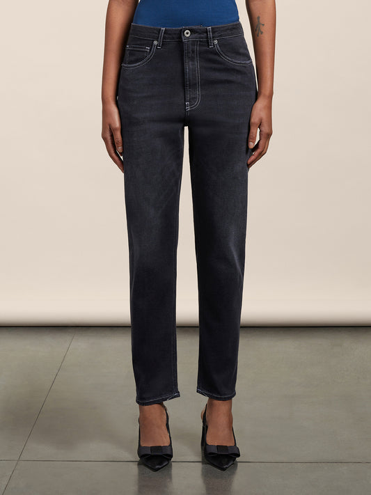 MOM FIT PANT - BLACK - Archive | Pence 1979