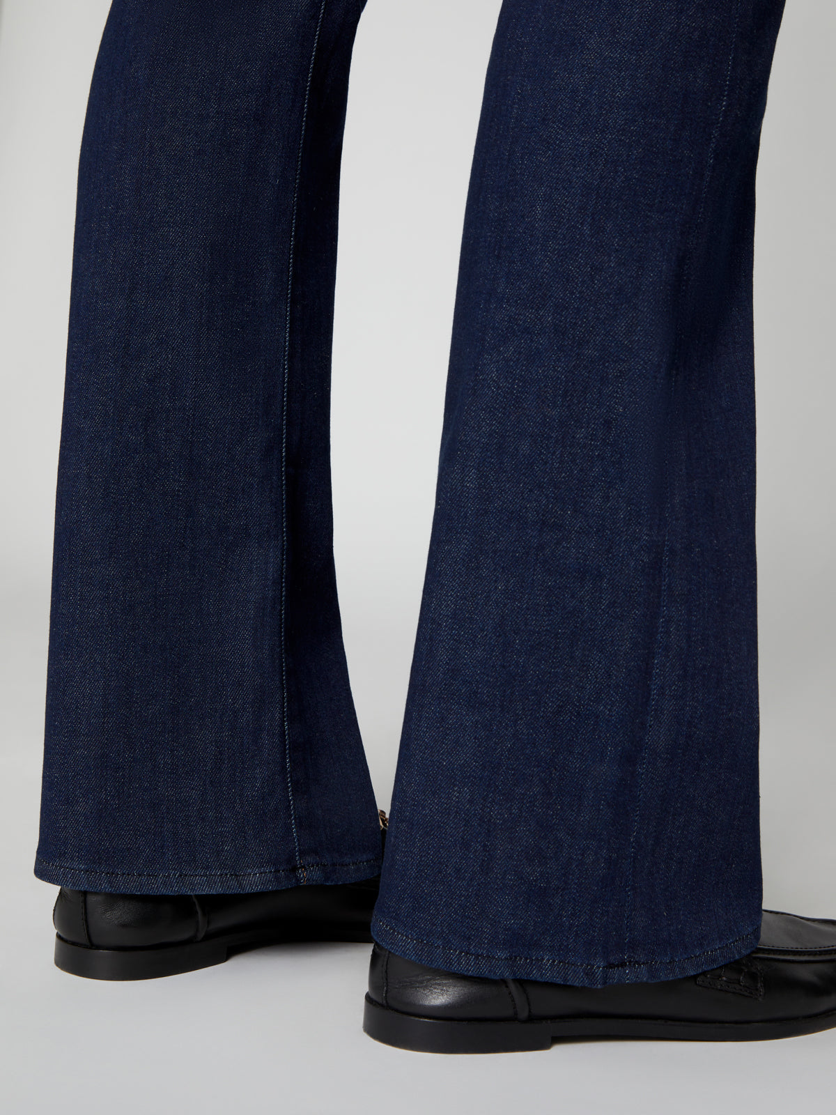 Bootcut da Donna Jeans a Vita Media Blu Scuro