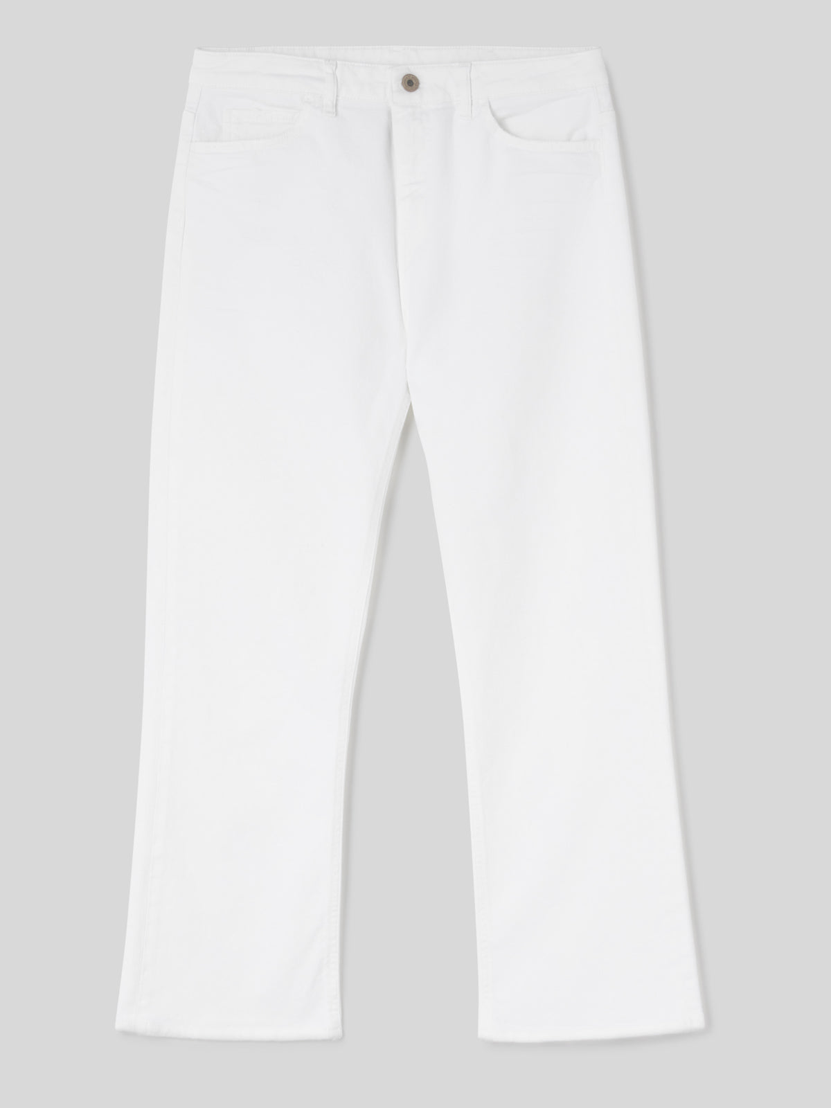 Jeans Bootcut da Donna bianchi svasati alla caviglia