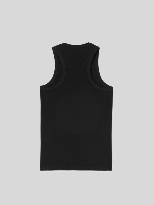 RIBBED TANK TOP - Black - GIULIA30 | Pence 1979