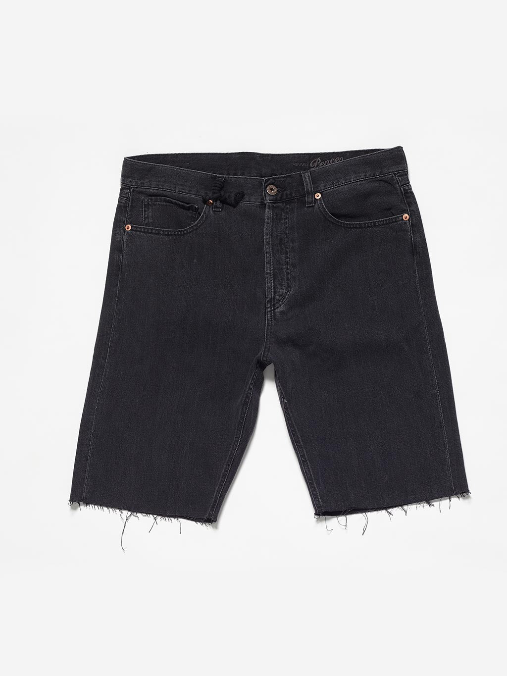 Black bermuda in denim