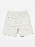 Bermuda short with elastic waistband cream