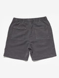 Bermuda short with elastic waistband grey