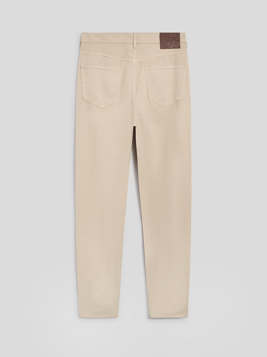REGULAR-FIT TROUSERS IN COLONIAL TENCEL COTTON - COLONIAL - Check Active | Pence 1979