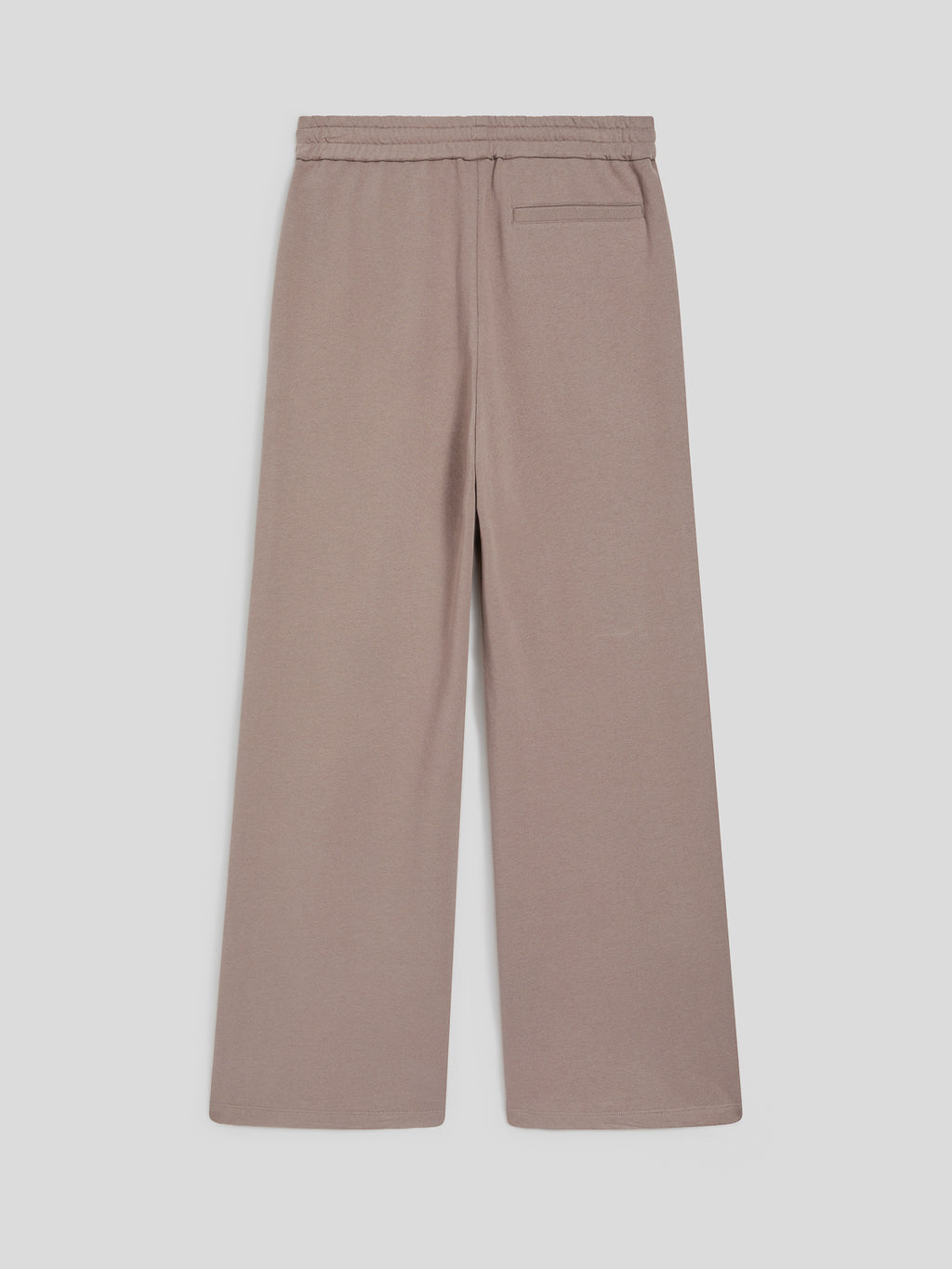 LOOSE-FIT TROUSERS IN TAUPE COTTON FLEECE WITH EMBROIDERY - TAUPE - Check Active | Pence 1979