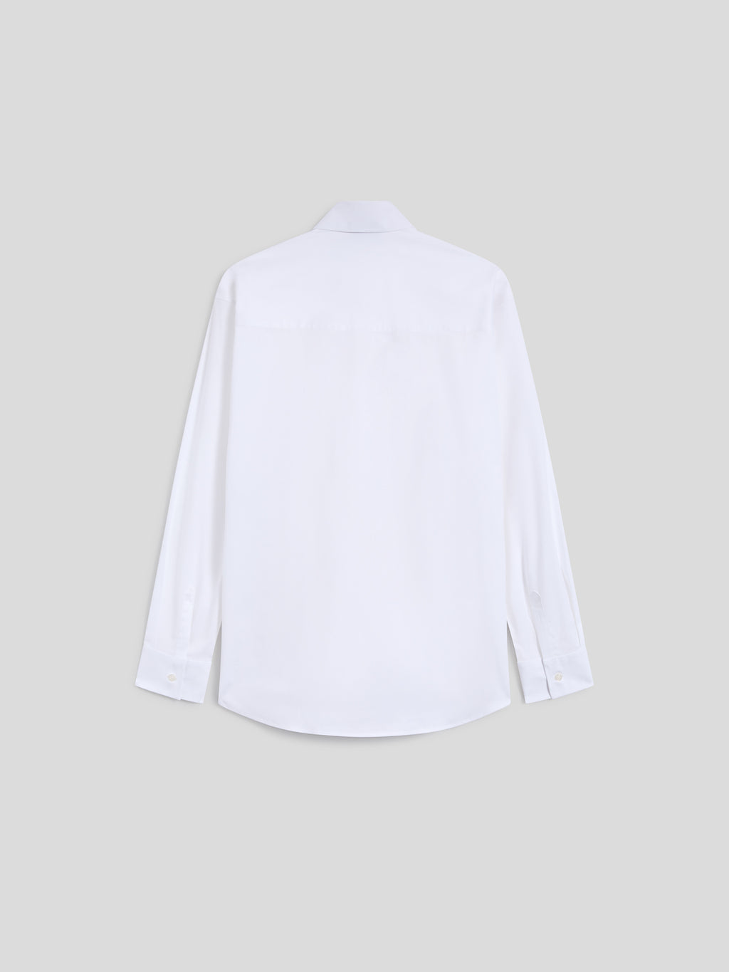 REGULAR-FIT SHIRT IN OPTIC WHITE COTTON - OPTICAL WHITE - Check Active | Pence 1979