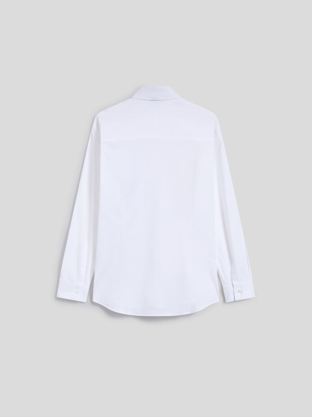 REGULAR-FIT SHIRT IN WHITE COTTON WITH PLASTRON TUXEDO - OPTICAL WHITE - Check Active | Pence 1979