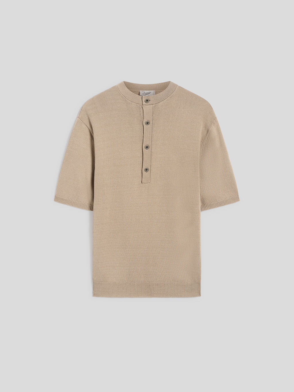 SERAFINO REGULAR FIT T-SHIRT IN ORGANIC COTTON ROPE - ROPE - Check Active | Pence 1979