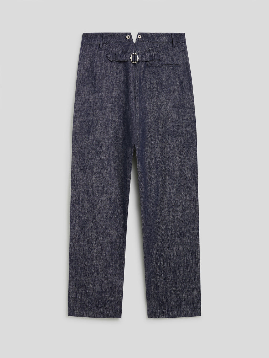 RELAXED FIT SPICY BLUE DENIM PANTS WITH WORKER DETAILS - SPICY BLUE - Check Active | Pence 1979