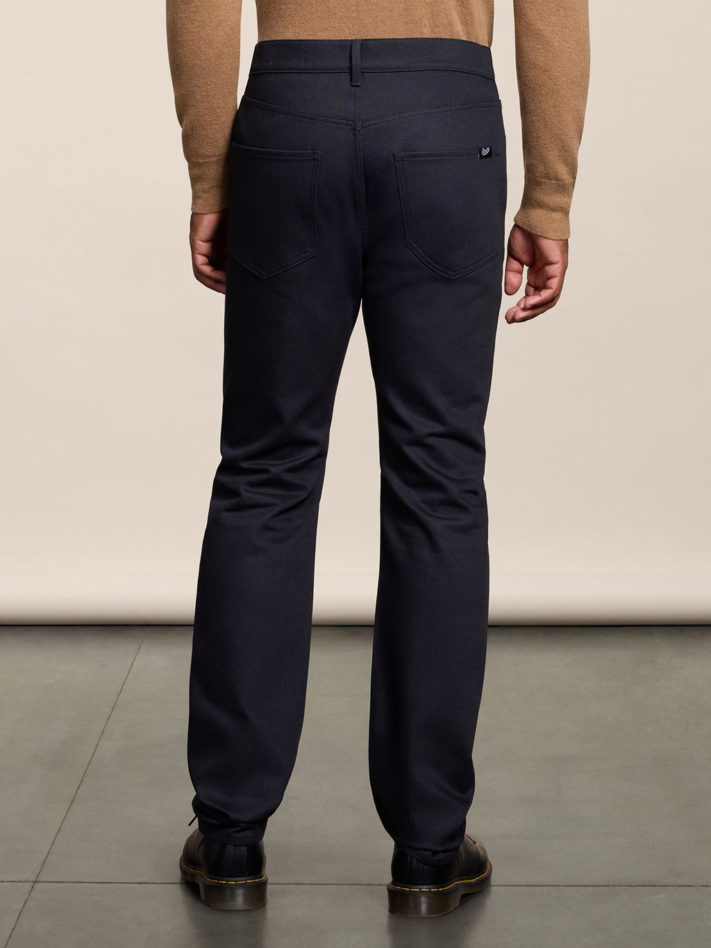 REGULAR FIT CARBON DENIM FIVE POCKET PANTS - CARBON - Check Active | Pence 1979