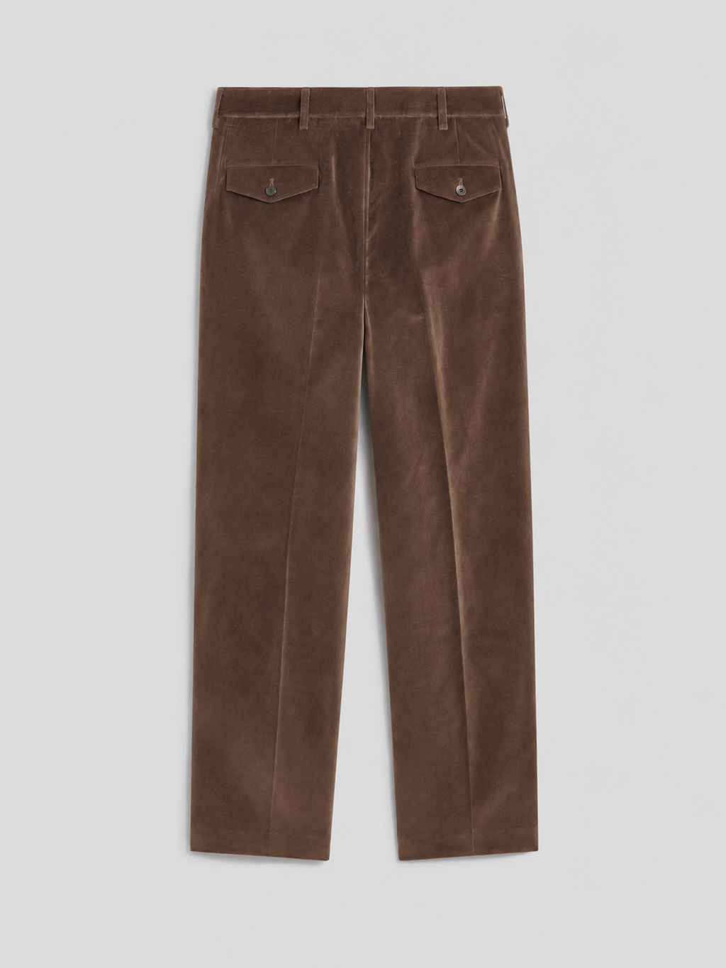 LOOSE-FIT COFFEE CHINO PANT WITH TWO PLEAT - COFFEE - Check Active | Pence 1979