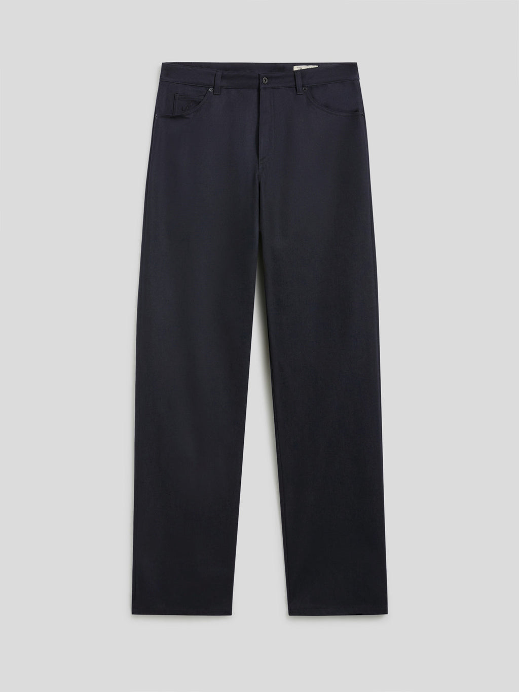 BAGGY FIT CARBON DENIM FIVE POCKET PANTS - CARBON - Check Active | Pence 1979