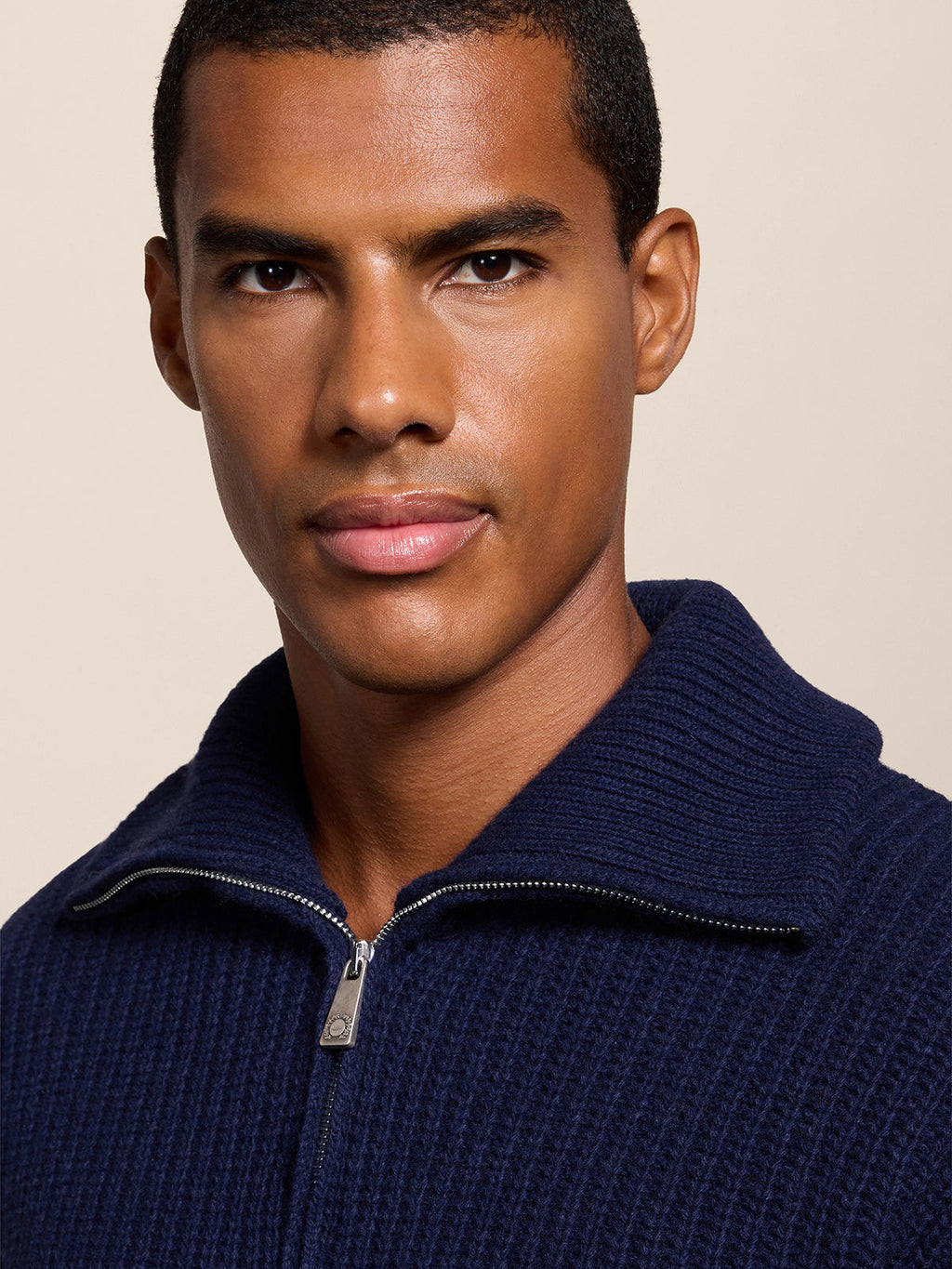 REGULAR FIT PRUSSIAN BLUE WOOL SWEATSHIRT - PRUSSIAN BLUE - Check Active | Pence 1979