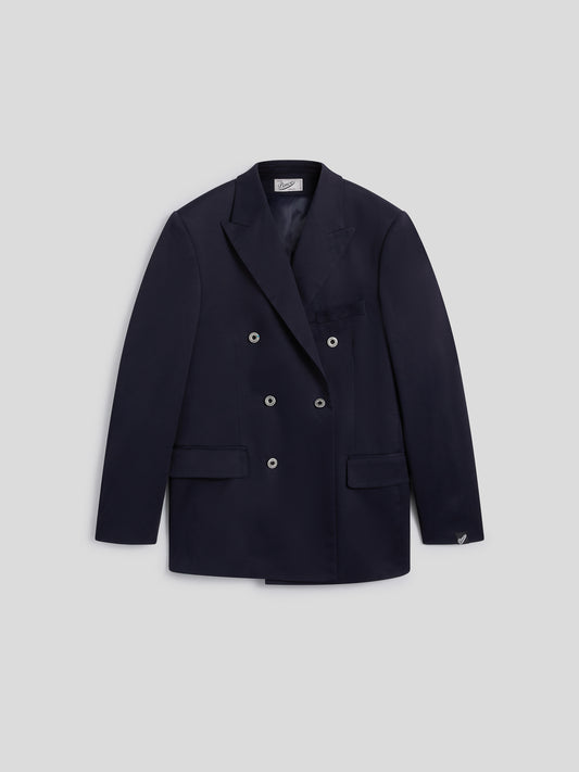 DOUBLE BREASTED BLAZER - BLUE NAVY - Check Active | Pence 1979