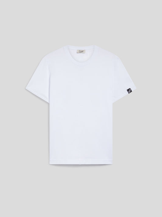 WHITE T-SHIRT - OPTICAL WHITE - Check Active | Pence 1979